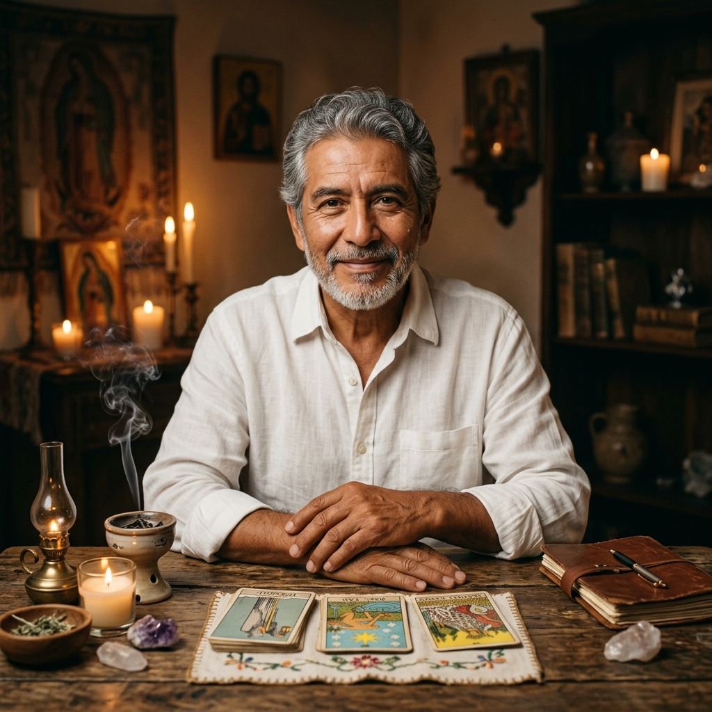 El Maestro Juan, guía espiritual experto en lectura de tarot y reconciliación de parejas
